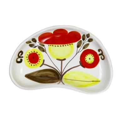 Sicilian handmade Half Moon Tray Eolie MZL20EO de simone pottery Sicilian handmade Half Moon Tray Eolie MZL20EO de simone pottery